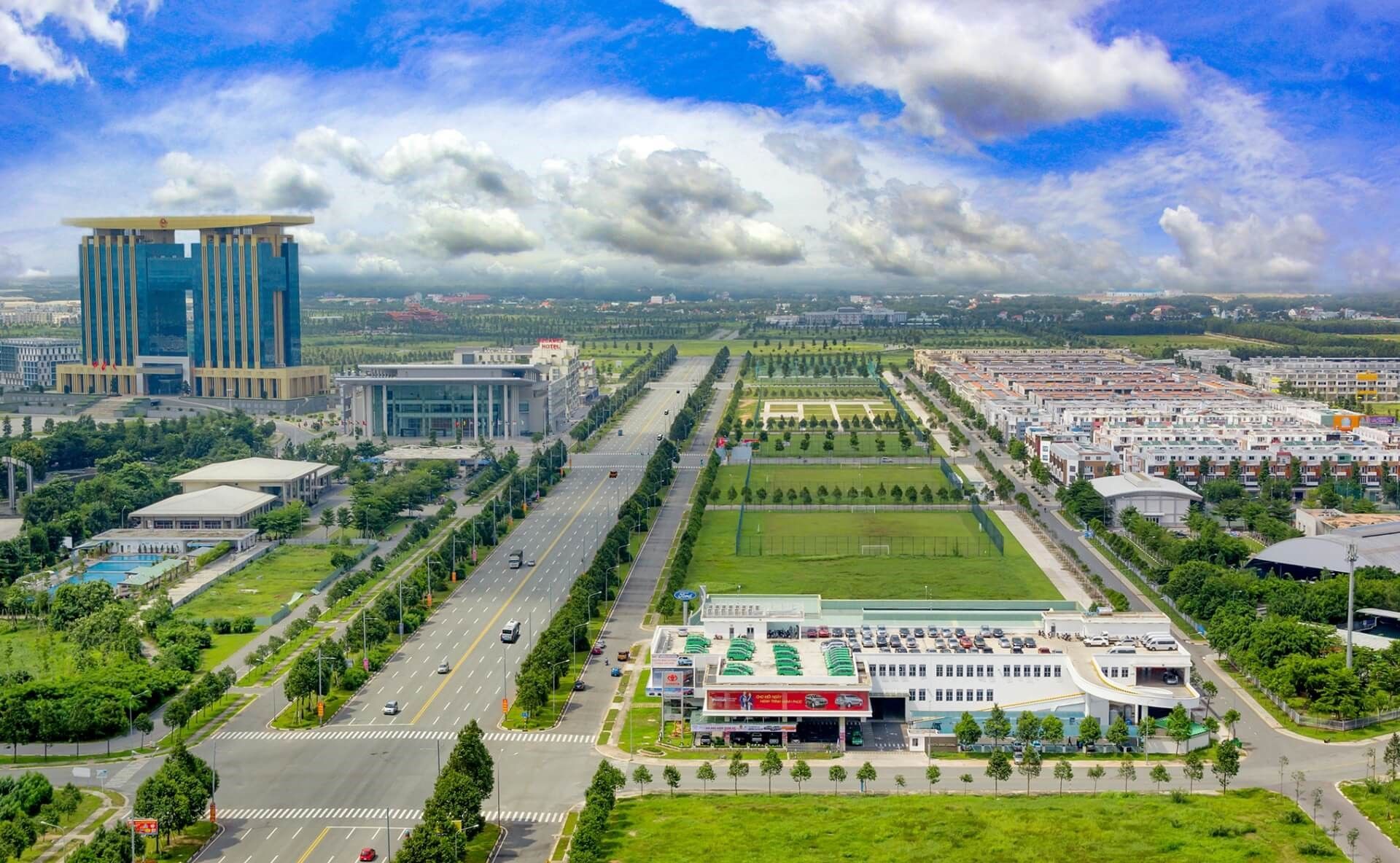 Bình Dương nằm trong vùng kinh tế trọng điểm phía Nam