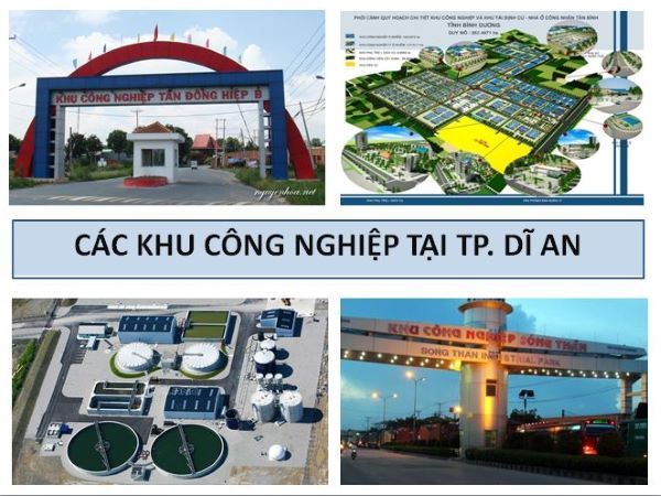 Các khu công nghiệp tại Dĩ An, Bình Dương