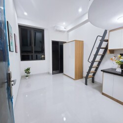 Phòng full nội thất hiện đại tại 488 Trần Cung – riêng tư, cửa vân tay, ở ngay