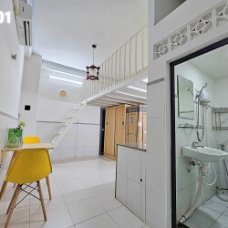 Cho thuê phòng studio, full nội thất, gần ngã tư Phú Nhuận