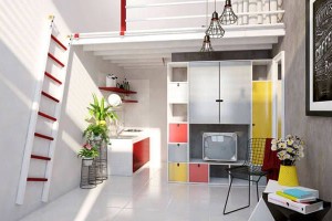 Thiết kế phòng trọ có diện tích 25m2