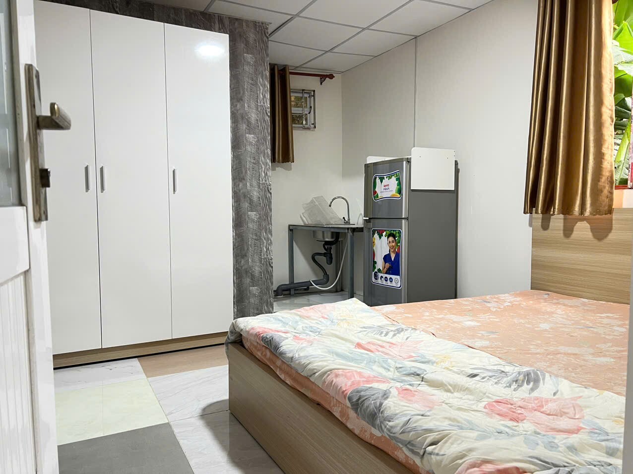 Phòng trọ 20m2 đầy đủ nội thất Nguyễn Xí, Bình Thạnh-0