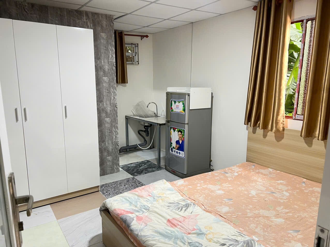 Phòng trọ 20m2 đầy đủ nội thất Nguyễn Xí, Bình Thạnh-3
