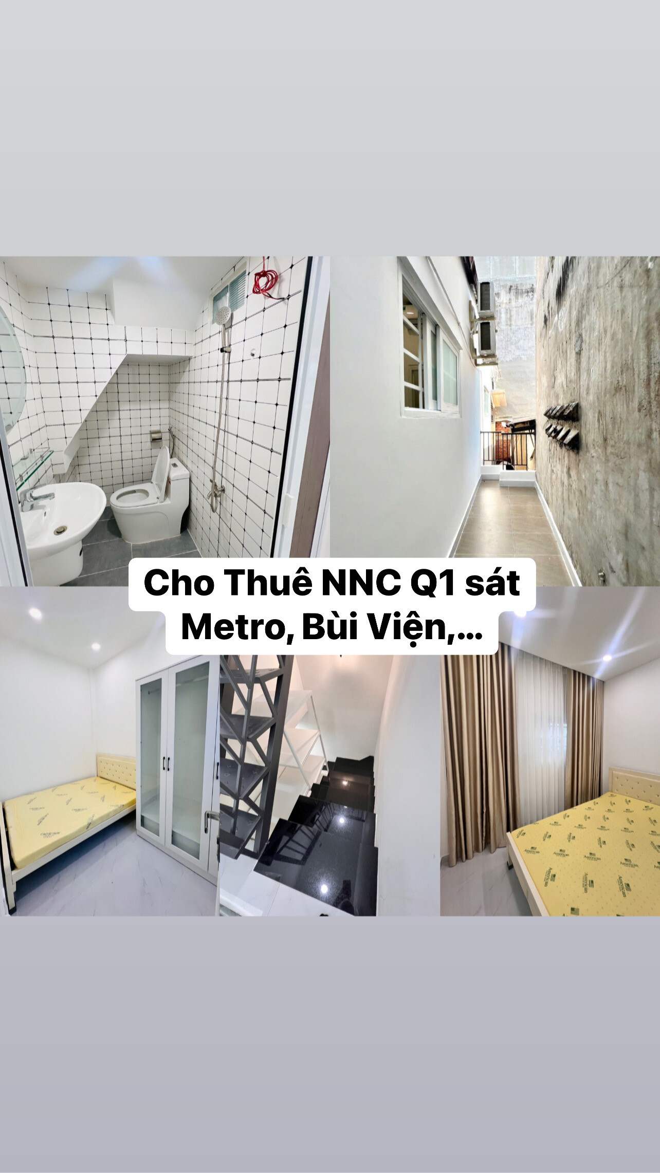 Cho thuê NCC ở Cô Giang, 12,5 triệu, 40m2, 2PN, 1WC, Chính chủ, Hot!-1