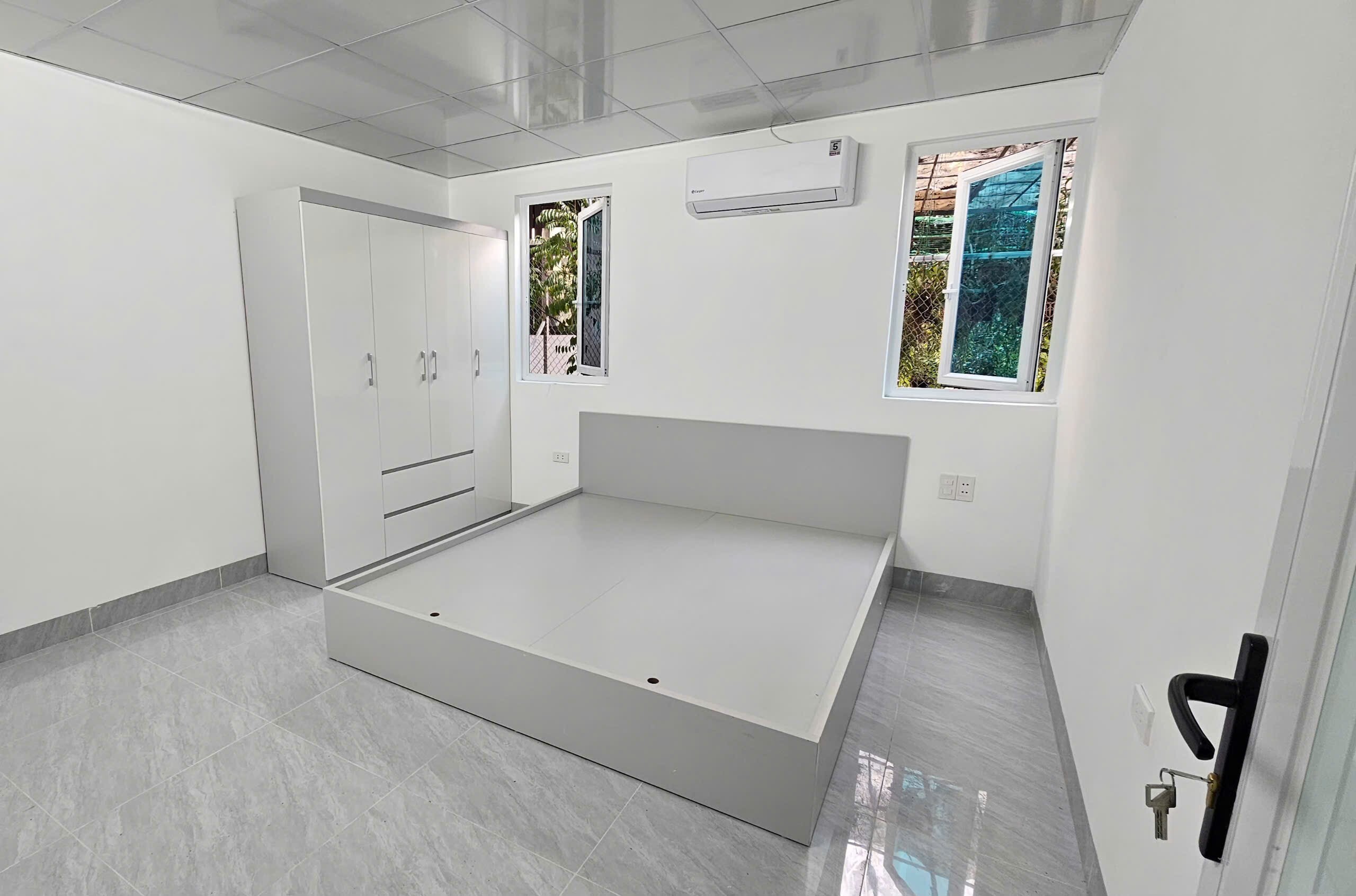 Cho thuê nhà trệt nguyên căn mới xây, dt 55-70m2, giá 5,x - 6,x Giang xá, Trạm Trôi, Hoài Đức-1