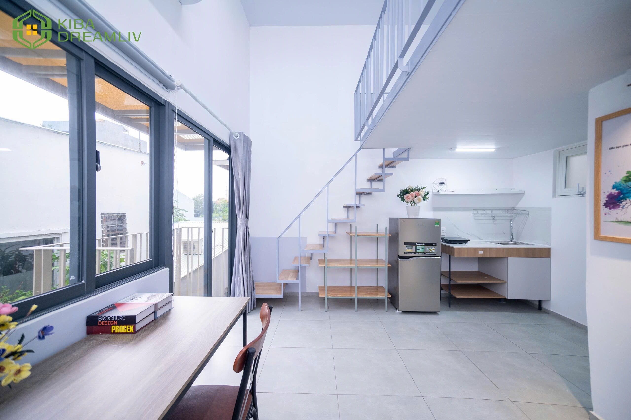 Cho thuê chdv 30m2 phú hữu - mới 100%-5