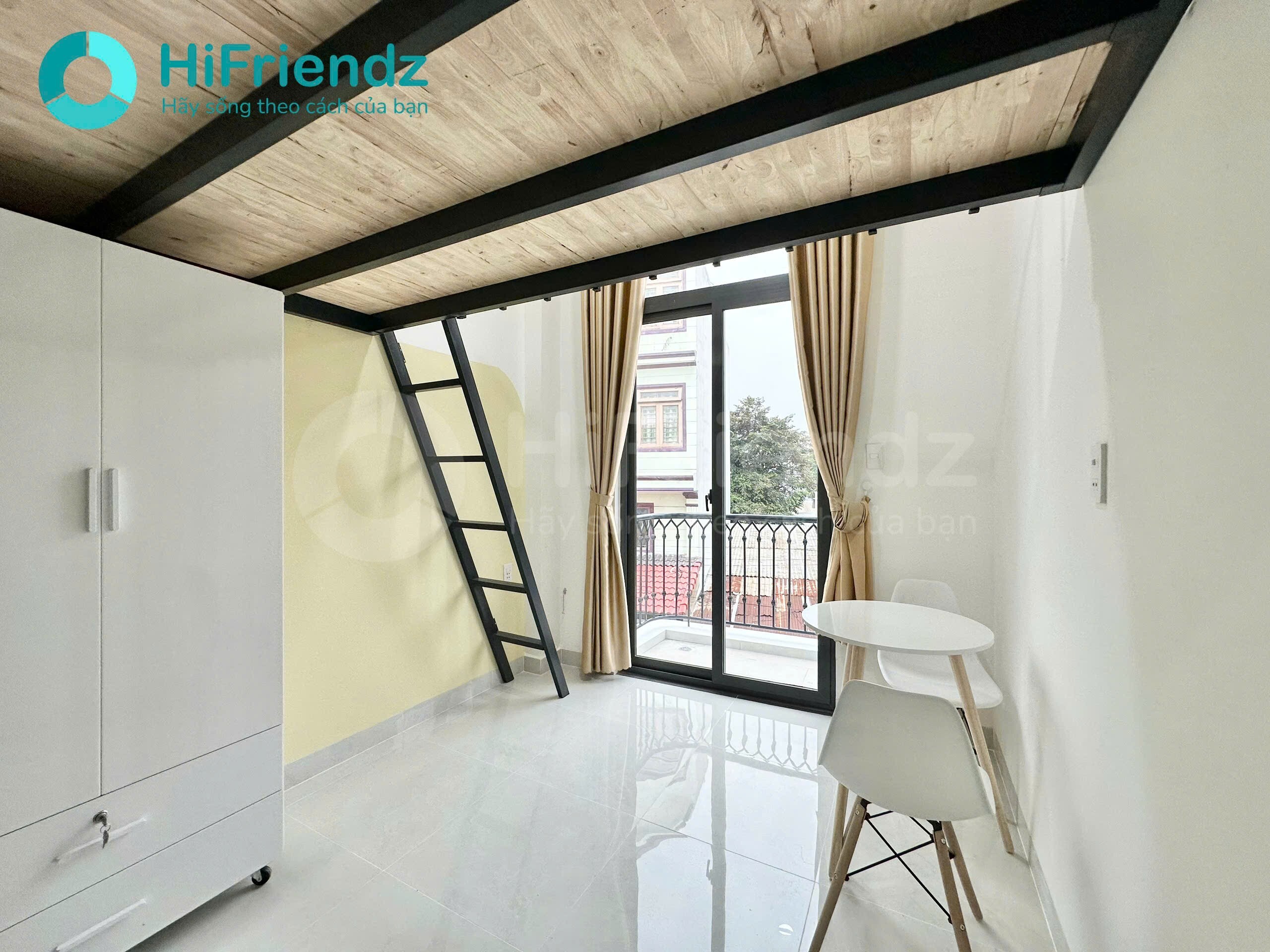 Cho thuê căn hộ 25m² full nội thất, có gác & ban công thoáng-2