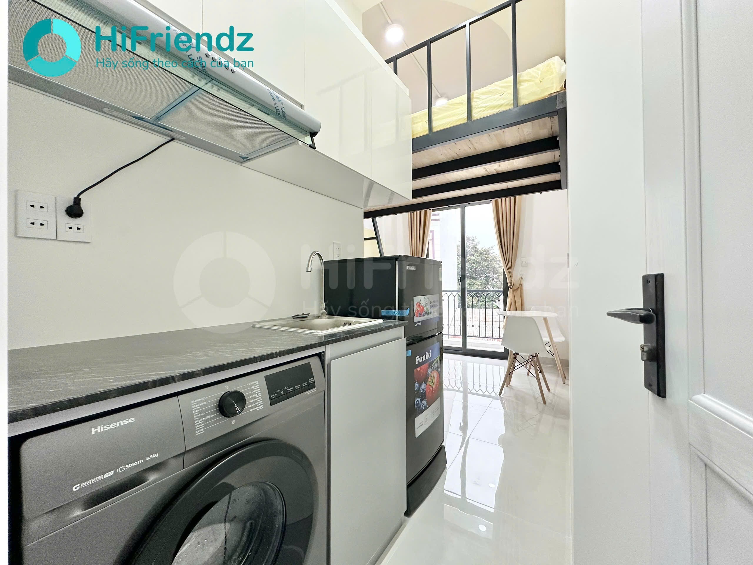 Cho thuê căn hộ 25m² full nội thất, có gác & ban công thoáng-3