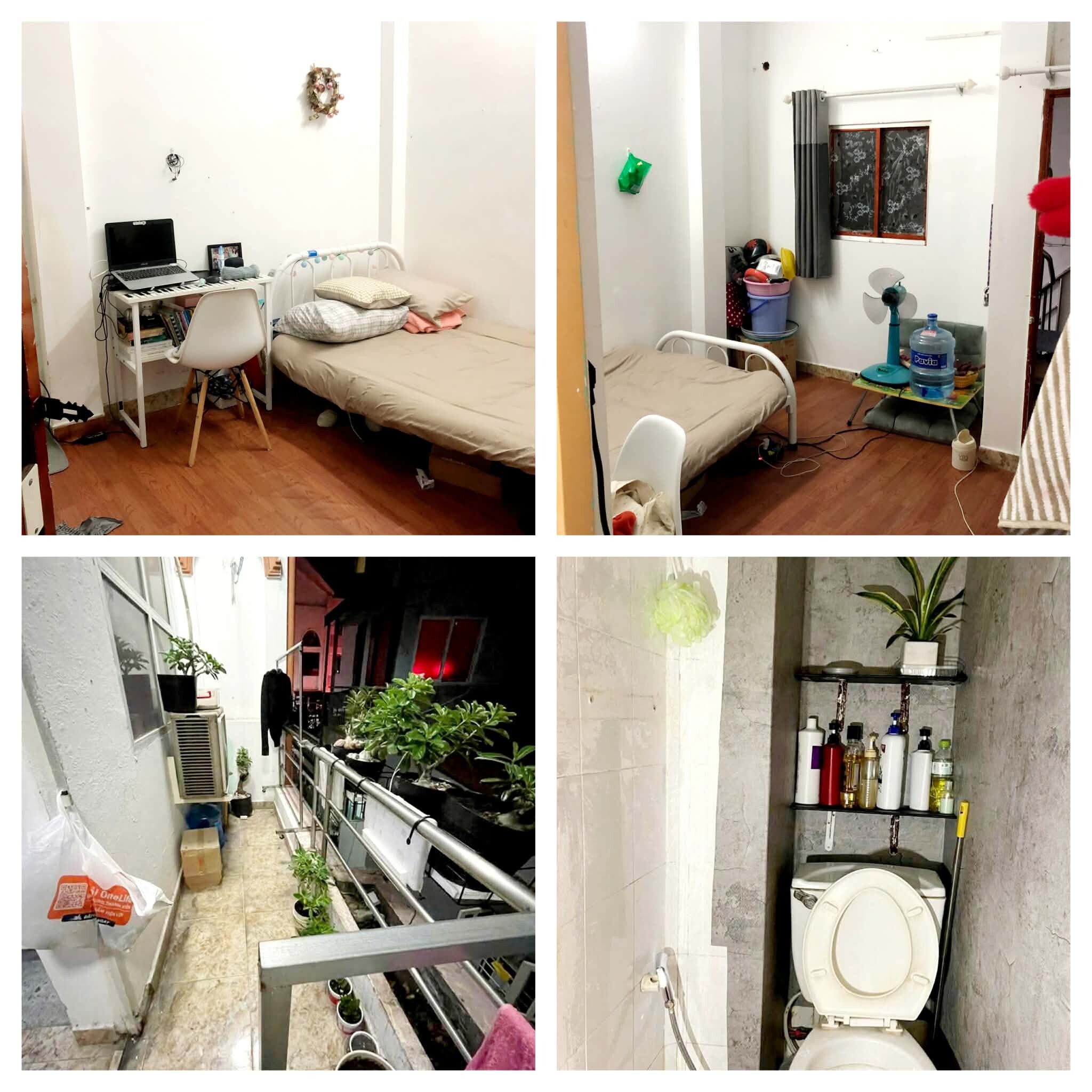 Cho Thuê Phòng Q3.rộng rãi thoải mái. Cửa sổ ban công .Tolet Riêng.3tr1-0