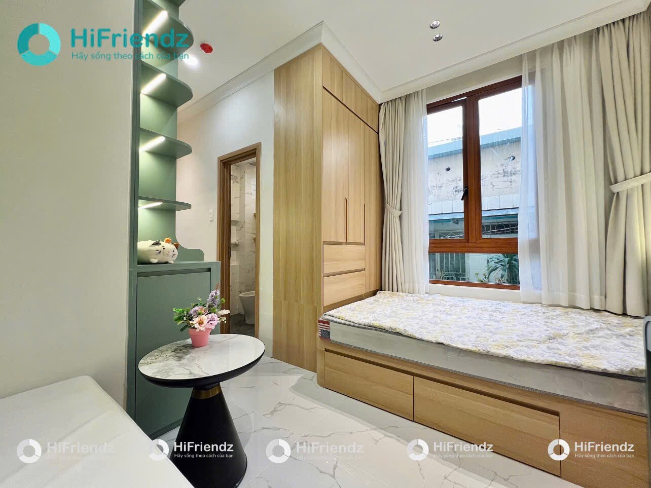 Cho Thuê Căn Hộ Full Nội thất máy giặt riêng trung tâm Bình Thạnh giá sinh viên-6