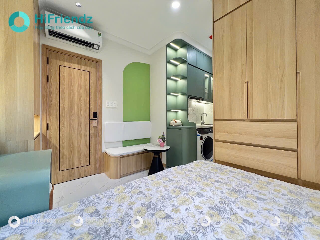 Cho Thuê Căn Hộ Full Nội thất máy giặt riêng trung tâm Bình Thạnh giá sinh viên-7