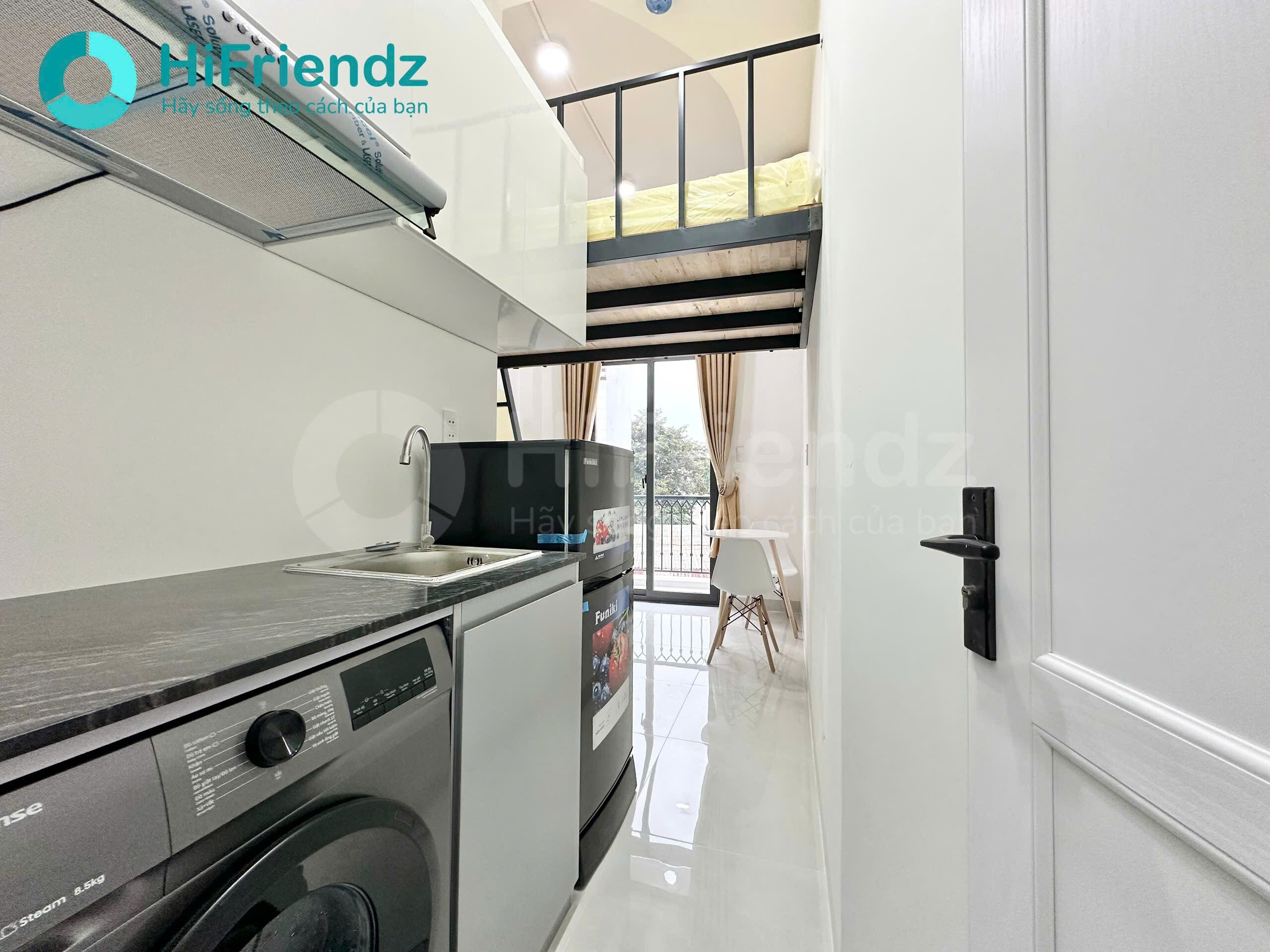 CĂN HỘ CÓ GÁC CAO - BAN CÔNG RỘNG - FULL NỘI THẤT MỚI 100% NGAY HIỆP THÀNH Q12-3