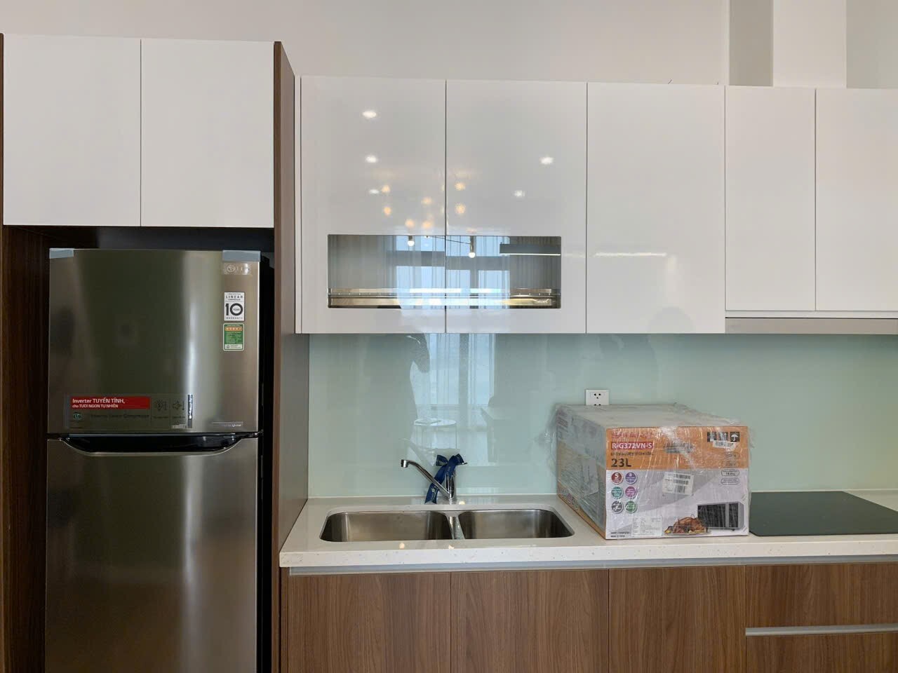 Căn hộ 1 ngủ cho thuê tại Mỹ Đình Pearl view hồ, đầy đủ tiện nghi-1