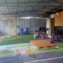 Cho thuê đất 500m² có 150m² nhà ở + mái tôn, giá rẻ chỉ 7tr/tháng