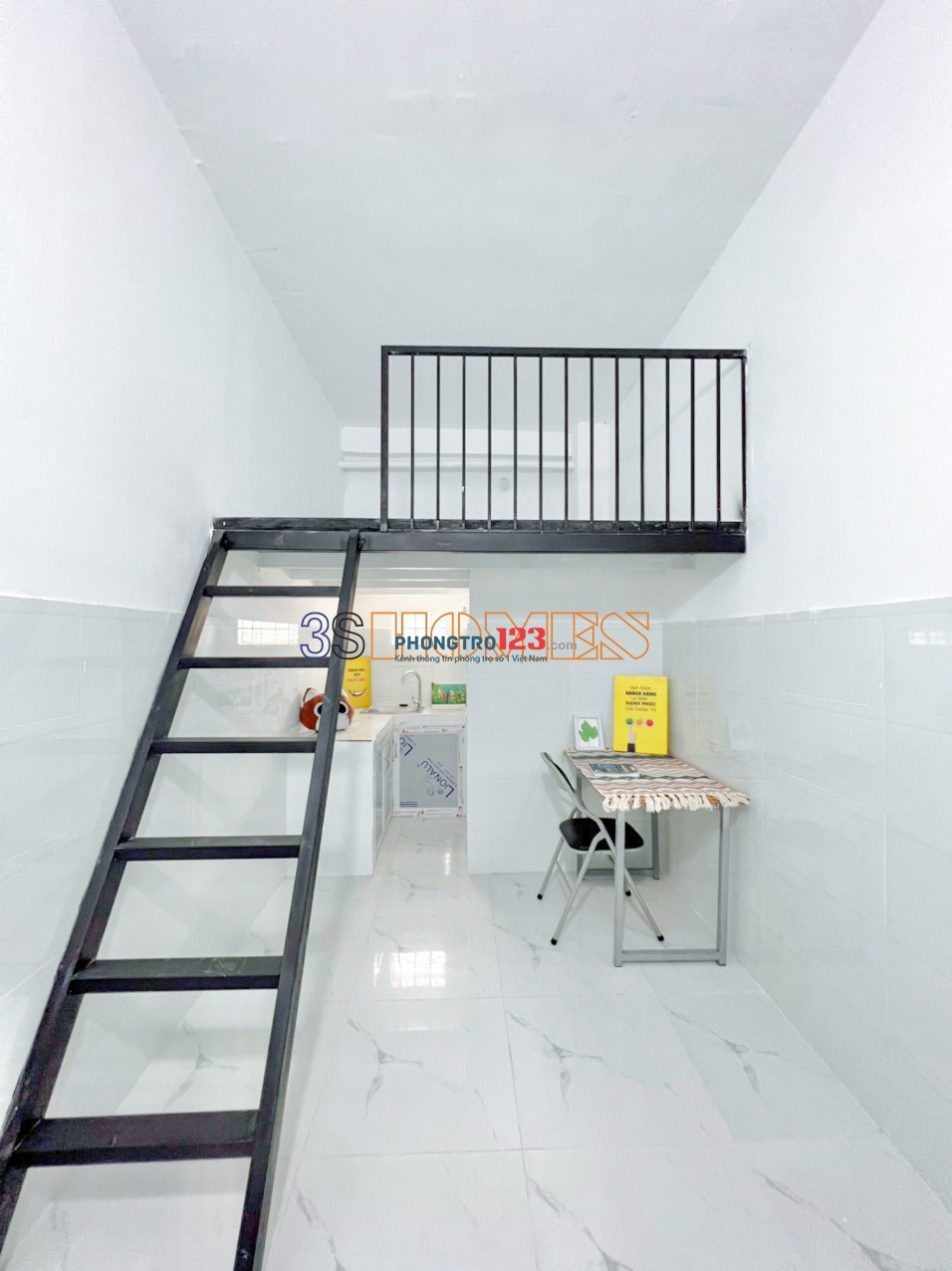 Cho thuê phòng gác lửng, an ninh Đ.Tân Thới Nhất 1, Q.12-0
