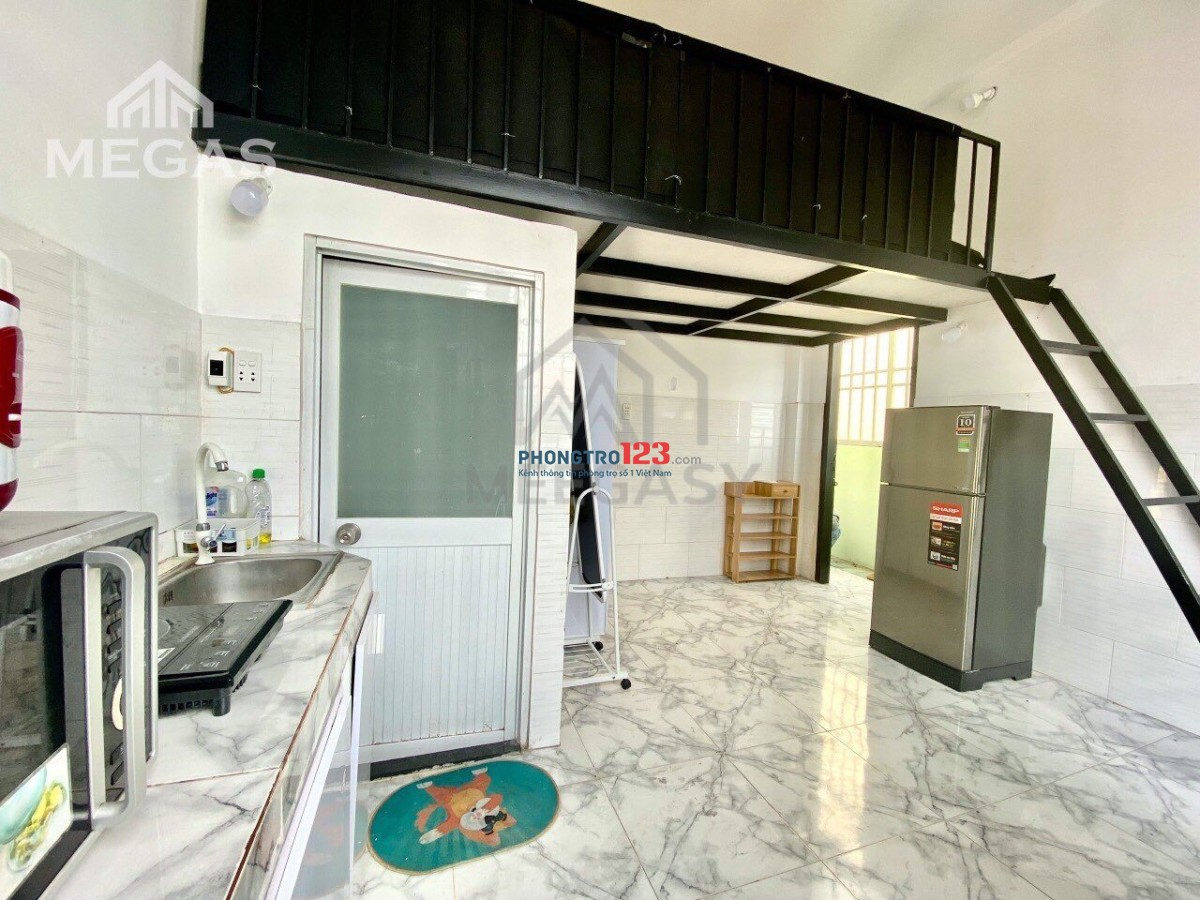 Cho thuê phòng đầy đủ nội thất, gác cao, siêu rộng Q.Gò Vấp-0