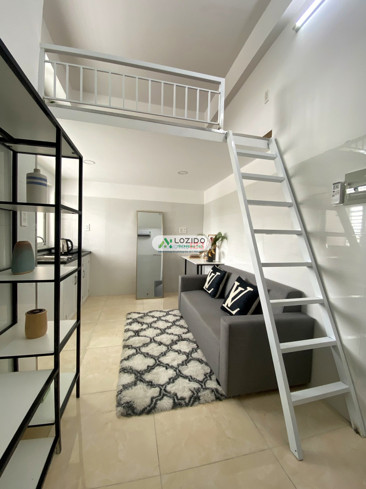 Phòng trọ Giá rẻ- Gác rộng- Tiện nghi đường Phó Đức Chính quận Bình Thạnh ngay chợ Bà Chiểu-1